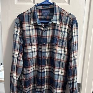 Lucky Brand Plaid Button Down